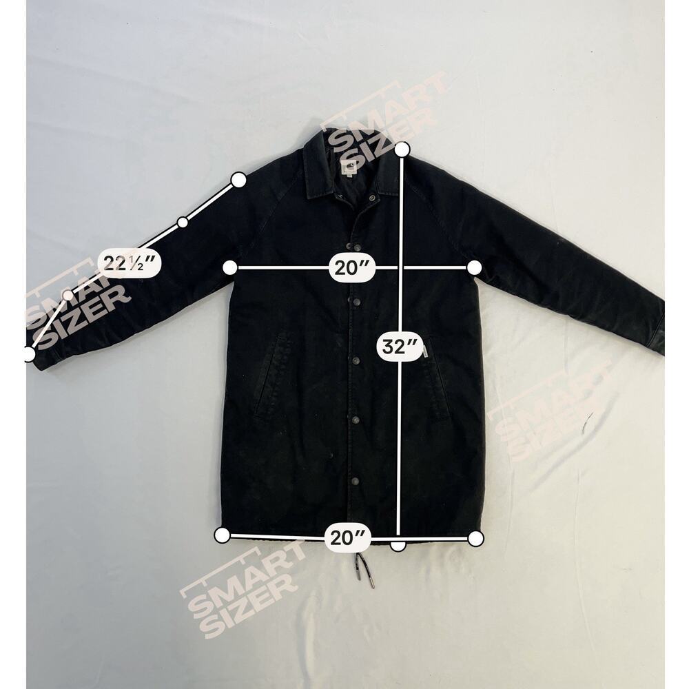 Carhartt W'Ona Coach Canvas Jacket Quilted Lined Distressed Black Women’s Sm - Picture 12 of 12